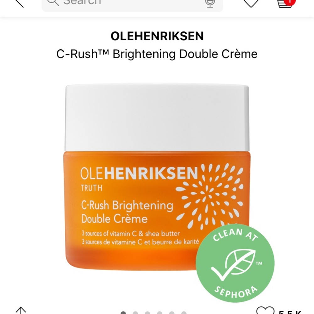 BNIB Ole Henriksen C-Rush Brightening Double Creme
